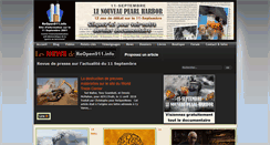 Desktop Screenshot of news.reopen911.info