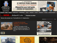 Tablet Screenshot of news.reopen911.info